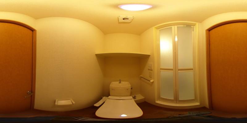 パノラマ画像トイレ