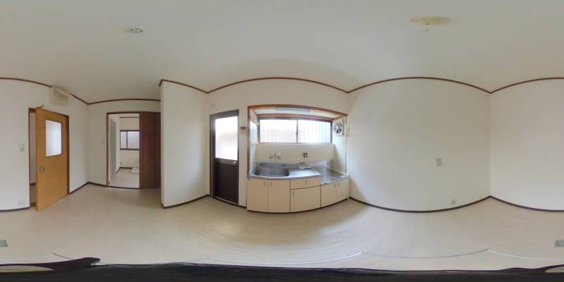 パノラマ画像キッチン