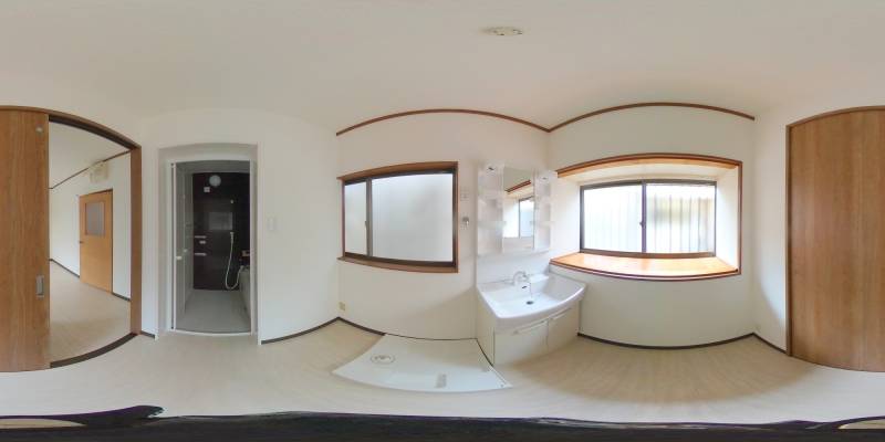 パノラマ画像洗面所