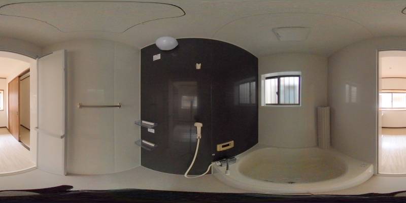 パノラマ画像バスルーム