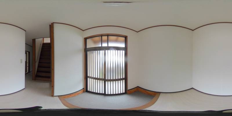 パノラマ画像玄関