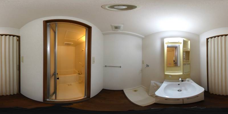 パノラマ画像洗面所