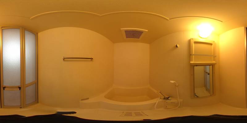 パノラマ画像バスルーム