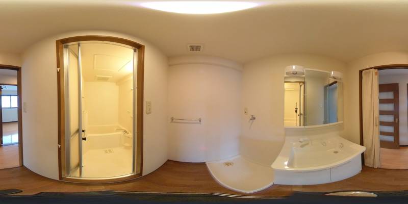 パノラマ画像洗面所