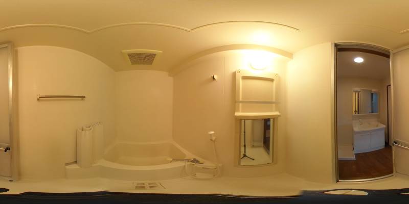 パノラマ画像バスルーム