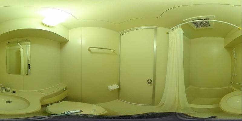 パノラマ画像バスルーム