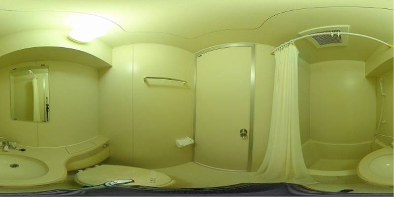 パノラマ画像バスルーム