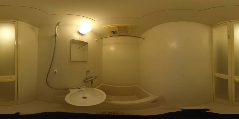 パノラマ画像バスルーム