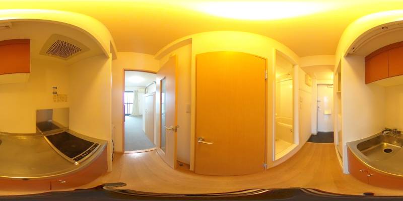 パノラマ画像キッチン