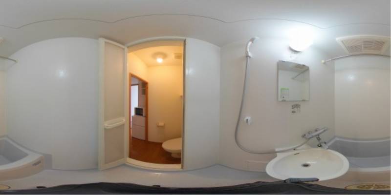 パノラマ画像バスルーム