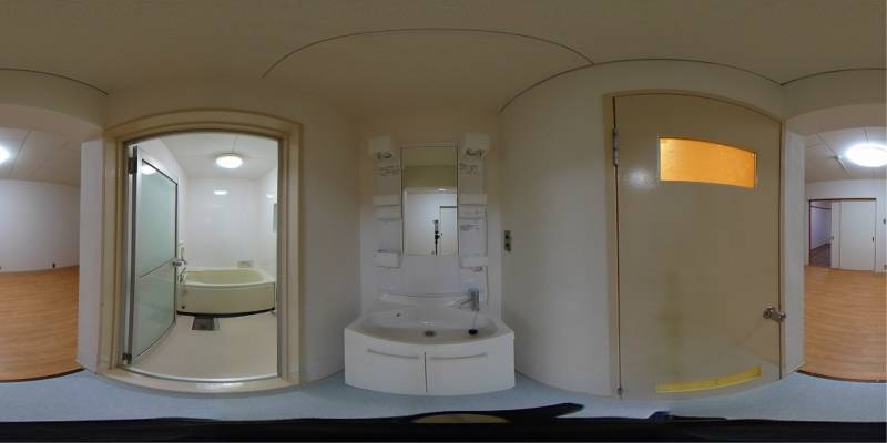 パノラマ画像洗面所