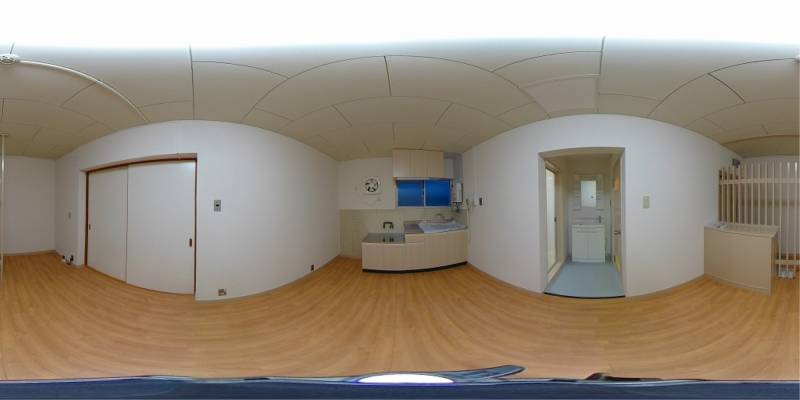 パノラマ画像キッチン