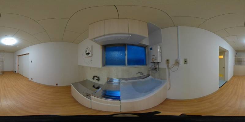 パノラマ画像キッチン