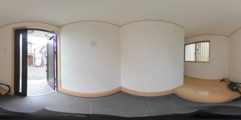 パノラマ画像玄関