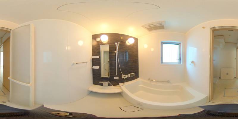 パノラマ画像バスルーム