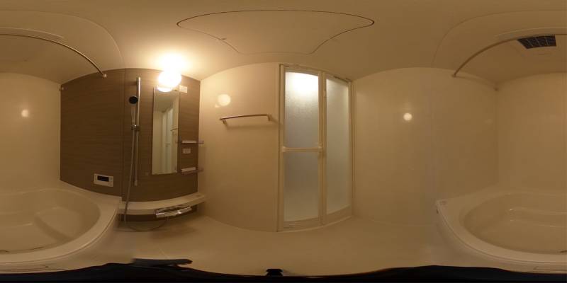 パノラマ画像バスルーム