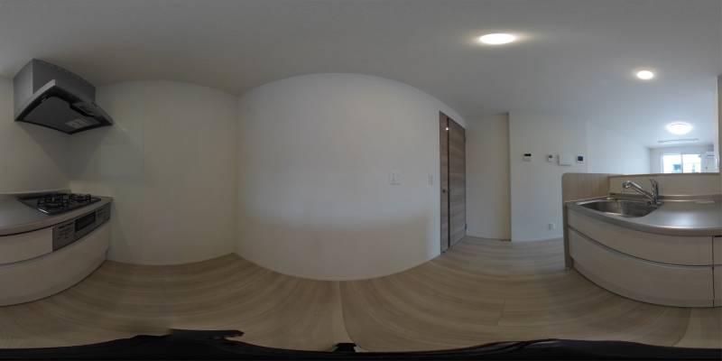 パノラマ画像キッチン