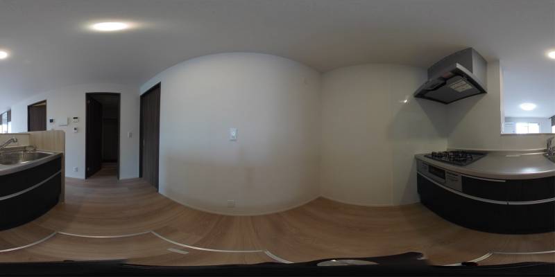 パノラマ画像キッチン