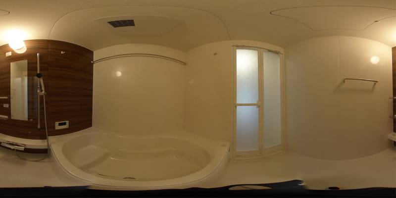 パノラマ画像バスルーム