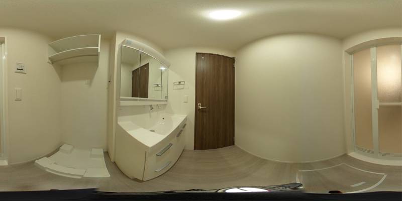 パノラマ画像洗面所