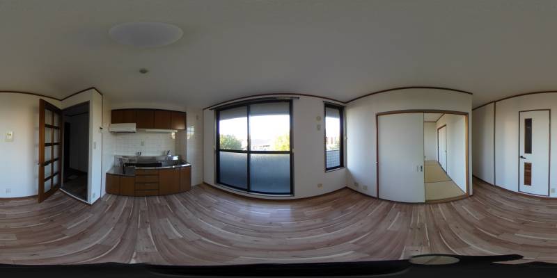 パノラマ画像リビング