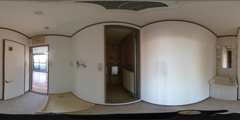 パノラマ画像バスルーム