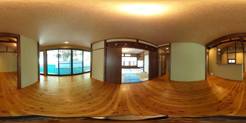 パノラマ画像リビング