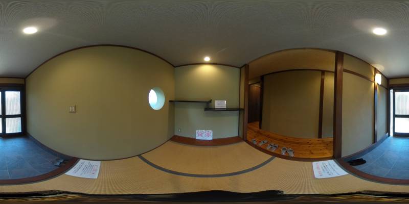 パノラマ画像玄関