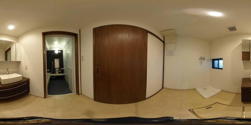 パノラマ画像洗面所