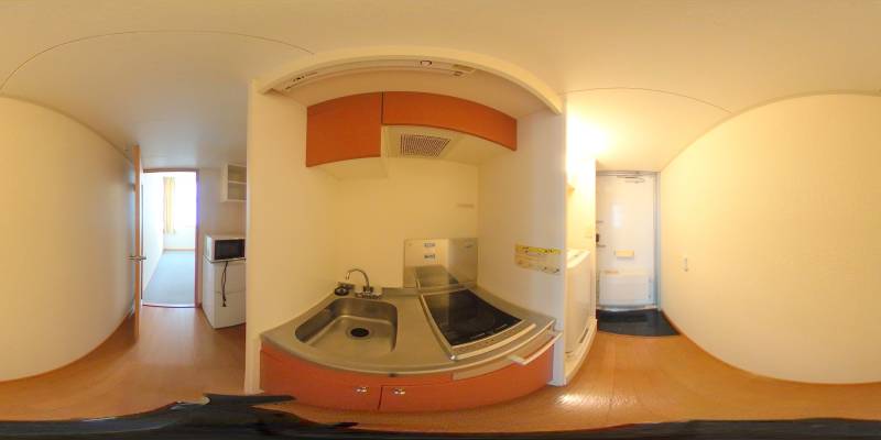 パノラマ画像キッチン