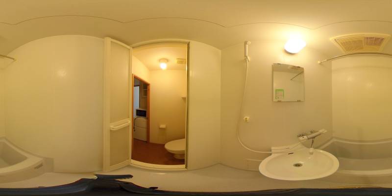 パノラマ画像バスルーム