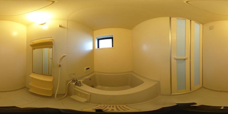 パノラマ画像バスルーム