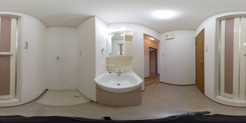 パノラマ画像洗面所