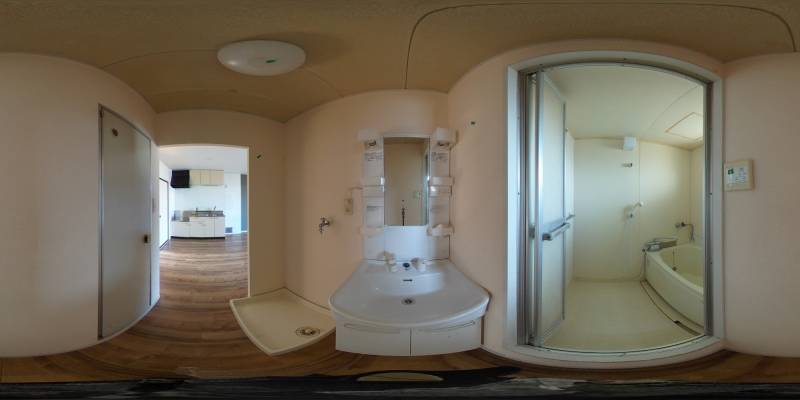 パノラマ画像洗面所