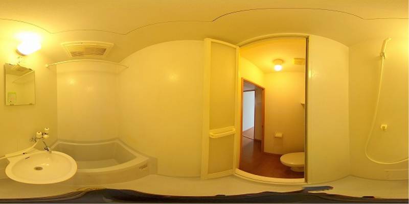 パノラマ画像バスルーム