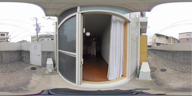 パノラマ画像バルコニー