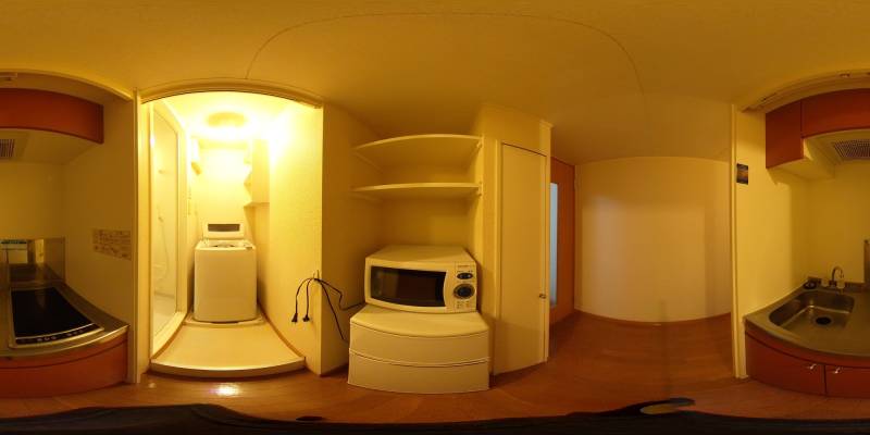 パノラマ画像キッチン