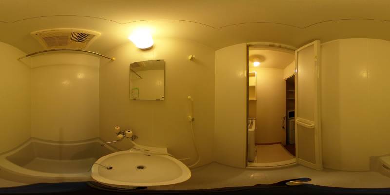 パノラマ画像バスルーム