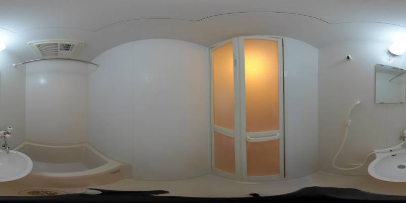 パノラマ画像バスルーム
