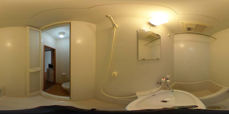 パノラマ画像バスルーム