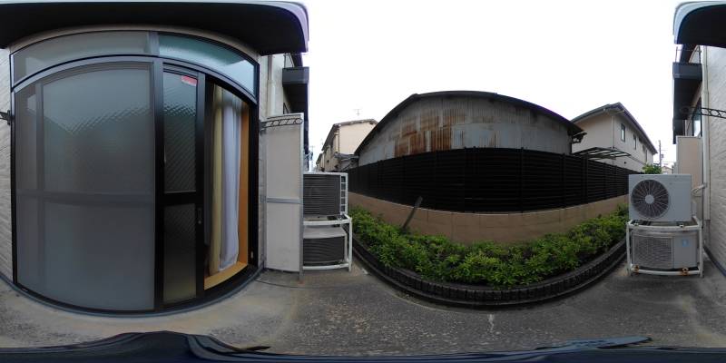 パノラマ画像バルコニー