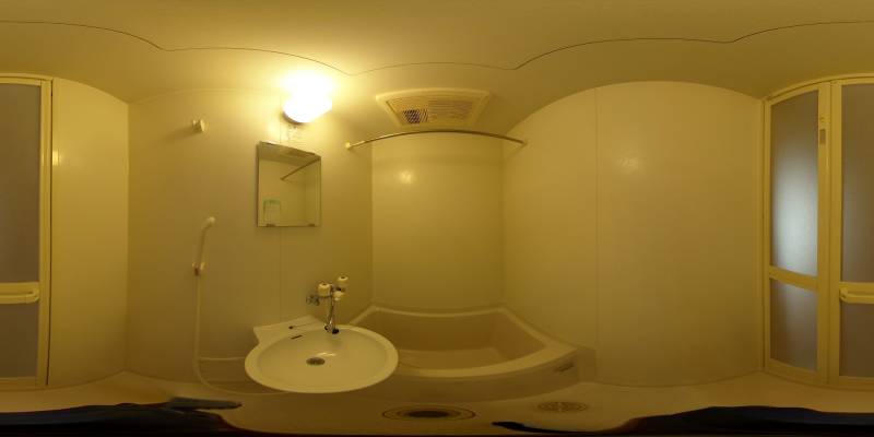 パノラマ画像バスルーム