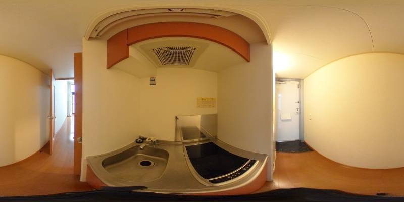 パノラマ画像キッチン