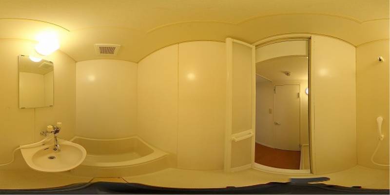 パノラマ画像バスルーム