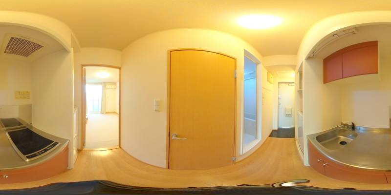 パノラマ画像キッチン