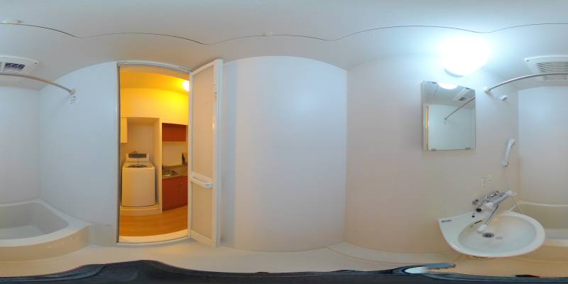 パノラマ画像バスルーム