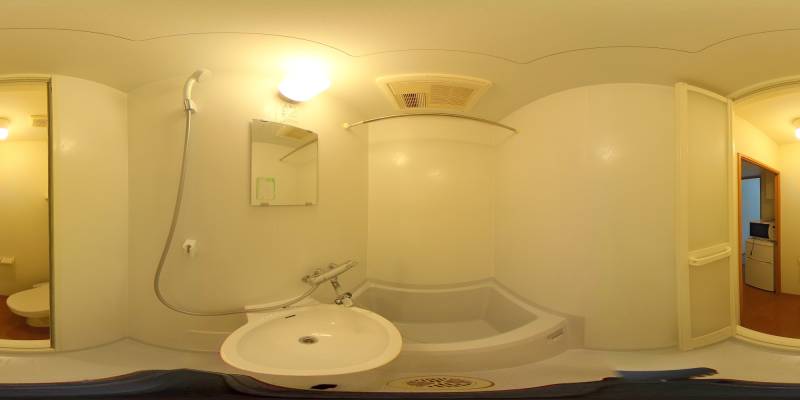 パノラマ画像バスルーム