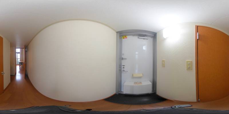 パノラマ画像玄関
