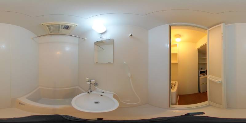 パノラマ画像バスルーム