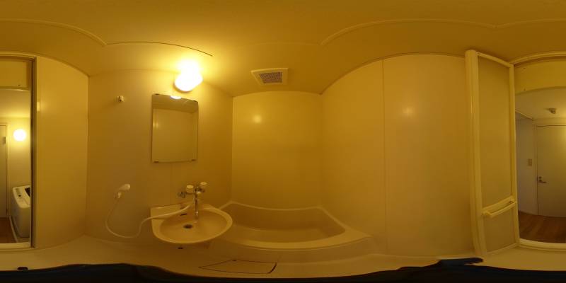 パノラマ画像バスルーム